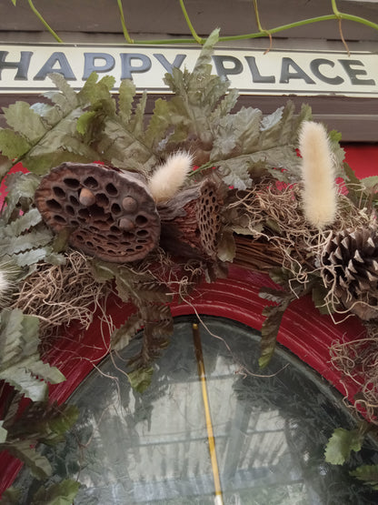 Buck Skull Wreath