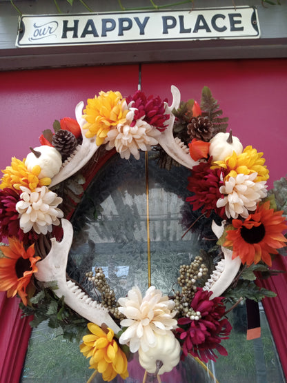 Deer Jaw Wreath