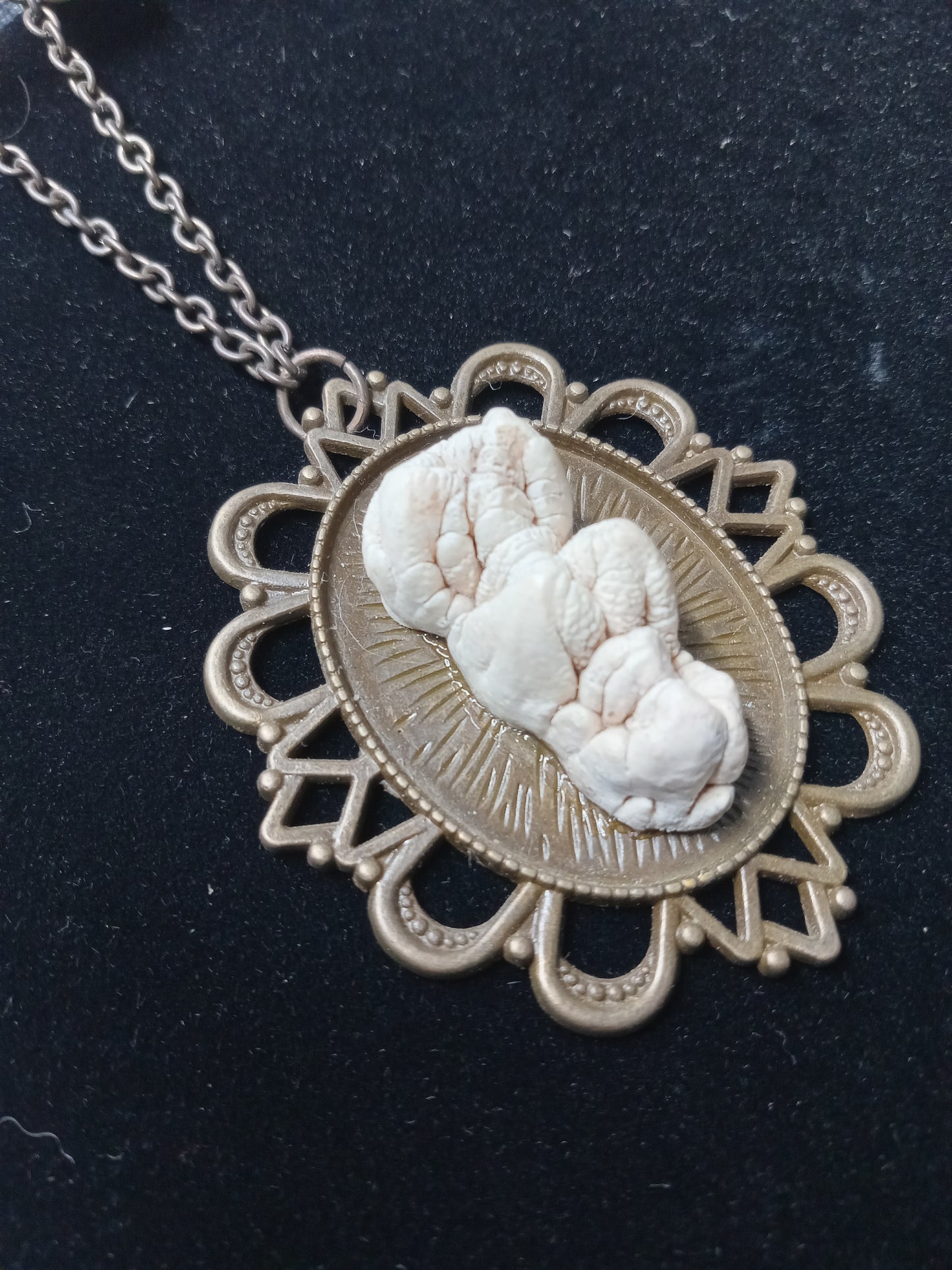 Fused Deer Molar Necklace